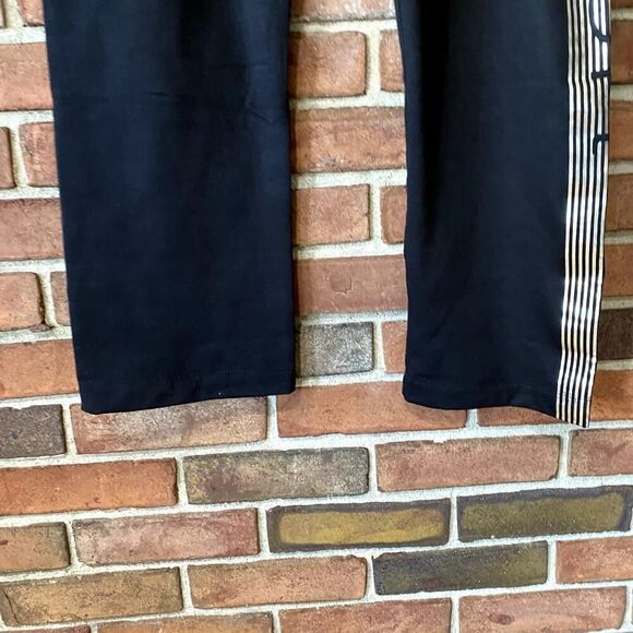 bebe Sport Metallic Logo Sweatpants Black Medium - Picture 8 of 10